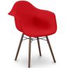 Buy Dining Chairs - Scandinavian Design - Dark Wood Legs - Skandiva Red 61569 in the United Kingdom
