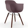 Buy Dining Chairs - Scandinavian Design - Dark Wood Legs - Skandiva Taupe 61569 - prices