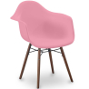 Buy Dining Chair - Scandinavian Design - Dark Wood Legs - Skandiva Pink 61569 - prices