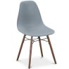 Buy Dining Chairs - Scandinavian Design - Dark Wood Legs - Lumi Light grey 61575 in the United Kingdom