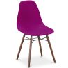 Buy Dining Chairs - Scandinavian Design - Dark Wood Legs - Lumi Mauve 61575 home delivery