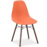 Buy Dining Chairs - Scandinavian Design - Dark Wood Legs - Lumi Orange 61575 with a guarantee
