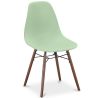 Buy Dining Chairs - Scandinavian Design - Dark Wood Legs - Lumi Pastel green 61575 - in the UK