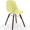 Buy Dining Chairs - Scandinavian Design - Dark Wood Legs - Lumi Pastel yellow 61575 - prices