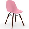 Buy Dining Chairs - Scandinavian Design - Dark Wood Legs - Lumi Pink 61575 at MyFaktory