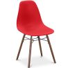 Buy Dining Chairs - Scandinavian Design - Dark Wood Legs - Lumi Red 61575 at MyFaktory