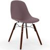 Buy Dining Chairs - Scandinavian Design - Dark Wood Legs - Lumi Taupe 61575 home delivery