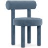 Buy Dining Chair - Upholstered in Velvet - Reece Light blue 60708 - prices