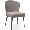 Buy Dining Chair - Upholstered in Velvet - Yerne Dark grey 61052 - in the UK