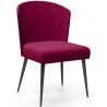 Buy Dining Chair - Upholstered in Velvet - Yerne Wine 61052 in the United Kingdom