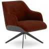 Buy Modern Upholstered Armchair Mid-Century Style - Courtin Chocolate 61581 - prices