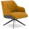 Buy Modern Upholstered Armchair Mid-Century Style - Courtin Yellow 61581 in the United Kingdom