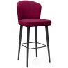 Buy Velvet Bar Stool - Modern and Premium Design for Restaurants, Hotels, and Homes - Luxe Wine 61585 at MyFaktory