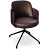 Buy Modern Swivel Armchair with High Comfort - For Restaurants and Exclusive Spaces - Podd Chocolate 61584 - in the UK