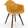 Buy Velvet Dining Chair - Scandinavian Design and Dark Wood Legs - Skandiva  Mustard 61601 - prices