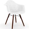 Buy Velvet Dining Chair - Scandinavian Design and Dark Wood Legs - Skandiva  White 61601 at MyFaktory