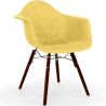 Buy Velvet Dining Chair - Scandinavian Design and Dark Wood Legs - Skandiva  Yellow 61601 with a guarantee