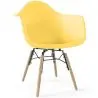 Buy Children's Chair Scandinavian Design - Wooden Legs - Skandiva Yellow 61693 in the United Kingdom