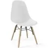 Buy Children's Chair - Scandinavian Design - Wooden Legs - Lumi White 61695 - prices