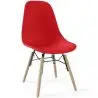 Buy Children's Chair - Scandinavian Design - Wooden Legs - Lumi Red 61695 at MyFaktory