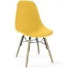 Buy Children's Chair - Scandinavian Design - Wooden Legs - Lumi Yellow 61695 with a guarantee