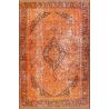 Buy Vintage Oriental Carpet - (290x200 cm) - Umber Multicolour 61624 - in the UK