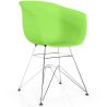 Buy Dining Chair - Scandinavian Style - Chrome Legs - Mangri Pastel green 61730 - in the UK