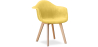 Buy Premium Design Dawood chair - Fabric Yellow 59263 - in the UK