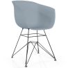 Buy Dining Chair - Scandinavian Style - Black Legs - Mangri Light grey 61731 - in the UK