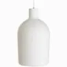 Buy Pendant lamp - Minimalist design - Stone-effect finish - Sinur II White 61739 - in the UK
