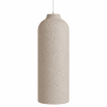 Buy Pendant lamp - Minimalist design - Stone-effect finish, model III - Miris Taupe 61740 - in the UK