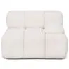 Buy Modular Left Corner Sofa - Upholstered In Bouclé Fabric - Bathy  White 61759 - in the UK