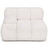 Buy Right Corner Armchair - Upholstered In Bouclé Fabric - Compatible With Modular Sofa - Bathy  White 61762 - in the UK