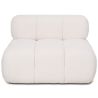 Buy Armchair Upholstered In Bouclé Fabric - Compatible With Modular Sofa - Bathy  White 61763 - in the UK
