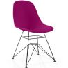 Buy Dining Chair with Metal Legs – Modern Design – Brielle  Mauve 61833 in the United Kingdom