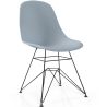 Buy Dining Chair with Metal Legs – Modern Design – Brielle  Light grey 61833 home delivery