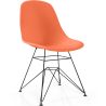 Buy Dining Chair with Metal Legs – Modern Design – Brielle  Orange 61833 - prices