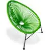 Buy Acapulco Chair - Black Legs Light green 58294 - in the UK