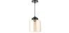 Buy Mikelo pendant lamp - Metal and crystal Black 59331 - in the UK