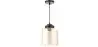 Buy Mikelo pendant lamp - Metal and crystal Black 59331 - in the UK