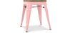 Buy Bistrot Metalix Stool wooden - Metal - 45 cm Pastel orange 58350 at MyFaktory