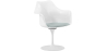 Buy Dining Chair with Armrests - White Swivel Chair - Tulipan Light grey 59259 - prices