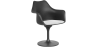 Buy Dining Chair with Armrests - Black Swivel Chair - Tulipa White 59260 at MyFaktory