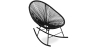 Buy Acapulco Rocking Chair - Black legs  Black 59411 - in the UK