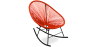 Buy Acapulco Rocking Chair - Black legs  Orange 59411 at MyFaktory