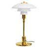 Buy PL 3/2 Desk Lamp - Steel/Opal Glass Gold chrome 15226 at MyFaktory
