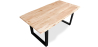 Buy Industrial solid wood dining table - Tyke Natural wood 59290 - in the UK