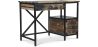 Buy Wooden Desk with Drawers - Industrial Design - Nash Natural wood 59280 - in the UK