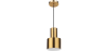 Buy Basilio hanging lamp - Metal Gold 59579 - in the UK