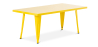 Buy Bistrot Metalix Kid Table 120 cm - Metal Yellow 59686 - in the UK